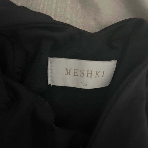 MESHKI Rosalind Recycled Nylon One Shoulder Midi Dress - Picture 4 of 4